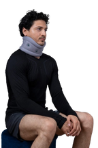 Cervical collar with support