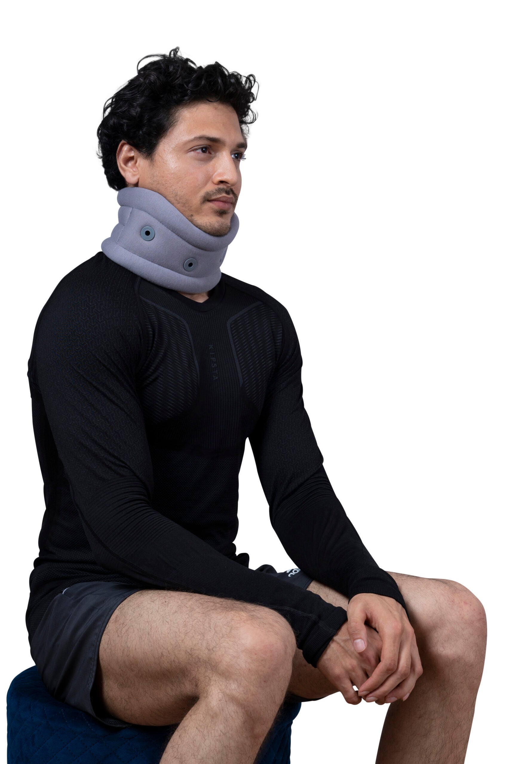 Cervical collar with support