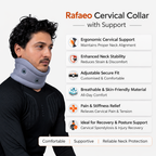 Cervical collar with support